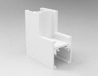 Łącznik zewnętrzny 90°  MQ-LINE-20S2628-OT/W