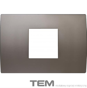 RAMKA METALOWA SERII PURE 2/3M SATYNOWY NIKIEL OP23MN