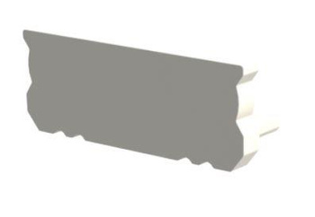 AL12-GLS1-LW-EC, biała zaślepka GLS1 endcap white