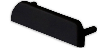 HE-END-PO5-BLACK, Zaślepka do profilu PO5 czarna (1szt)