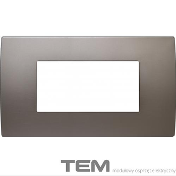 RAMKA METALOWA SERII PURE 4M SATYNOWY NIKIEL OP40MN