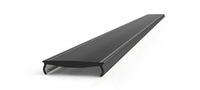 AL12-COV-BL-PC-3000, Profesjonalna przesłona z poliwęglanu, kolor czarny (professional PC cover) BLACK 3030mm