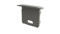 AL12-GLG3-AS-EC-O, szara zaślepka z otworem GLG3 endcap grey with hole
