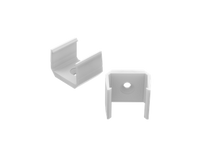 AL12-GLS2-LW-MB, Uchwyt biały do profili GLS2 white clips