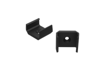 AL12-GLS1-AB-MB, Uchwyt czarny do profili GLS1 black clips