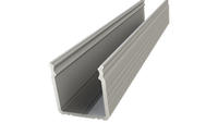 AL12-GLS3-AS-3000, Nawierzchniowy profil ALU anoda srebrny 16x16mm 3030mm SURFACE anoda silver