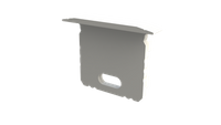 AL12-GLG3-LW-EC-O, biała zaślepka z otworem GLG3 endcap white with hole