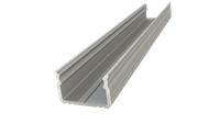 AL12-GLS2-RW-3000, Nawierzchniowy profil ALU surowy 9x16mm 3030mm SURFACE raw alu