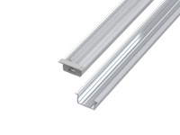 AL12-GLG2-RW-4150, Wpuszczany profil ALU surowy 9x16mm 4150mm GROOVE raw alu