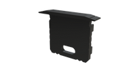 AL12-GLG3-AB-EC-O, czarna zaślepka z otworem GLG3 endcap black with hole